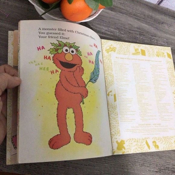 1997 Hardback “Big Birds Christmas” Sesame Street Little Golden Book 🌲🎄 - Picture 4 of 9